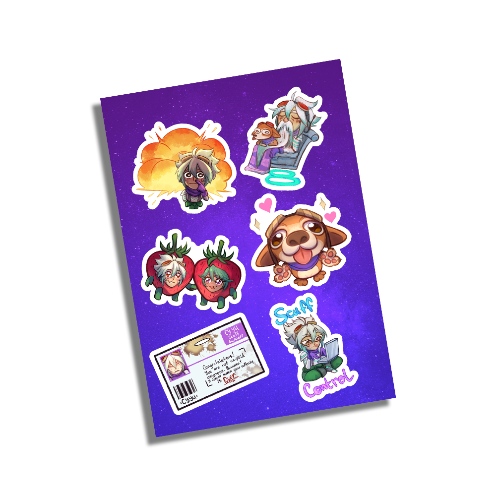 CyYu | Hand Drawn - Sticker Sheet
