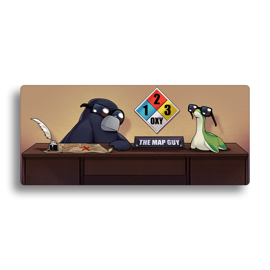 MooreOver | Crow at Work - Desk Mat